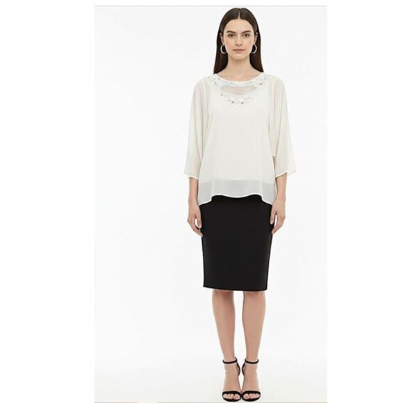 PINS& NEEDLES, Beautiful Boho cream embroidered blouse - Picture 2 of 10